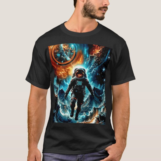 Camiseta Dia do Astronauta Desligado (Frente)