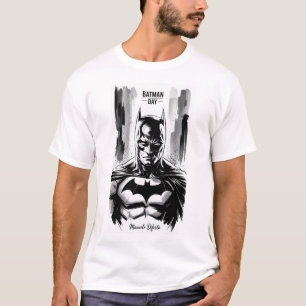 Camiseta Dia do Batman - Edição Noir Ink