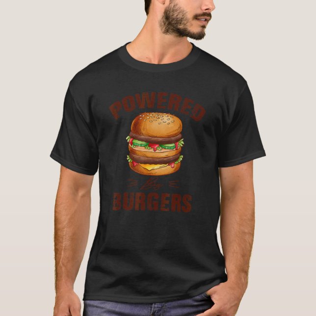 Camiseta Dia do Burger para a escola infantil (Frente)
