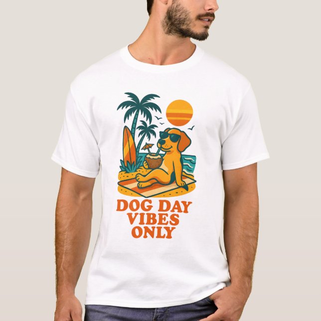 Camiseta Dia do Cachorro Apenas Vibes (Frente)