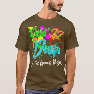 Camiseta Dia do Campo 2022 Deixar Os Jogos Começarem Crianç