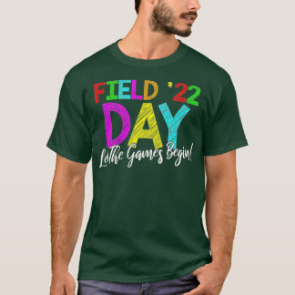 Camiseta Dia do Campo 2022 Deixar Os Jogos Começarem Crianç