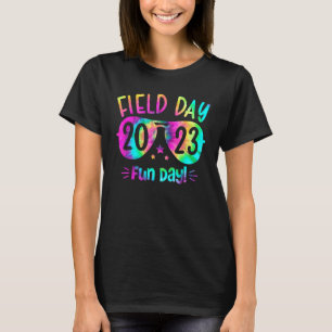 Camiseta Dia do Campo Escolar Diversão Tie Dye Field Day 20
