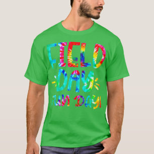 Camiseta Dia do Campo Escolar Diversão Tie Dye Field Day 20