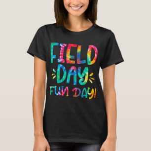 Camiseta Dia do Campo Escolar Diversão Tie Dye Field Day 20