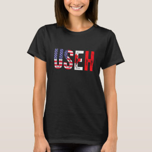 Camiseta Dia do Canadá Useh Canadense Nós Bandeira do Canad