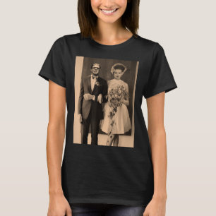 Camiseta Dia do Casamento de Dapper Frankenstein - Hallowee