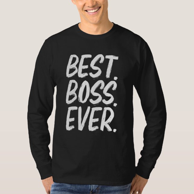 Camiseta Dia do Chefe Apreciação dos Funcionários do Escrit (Frente)