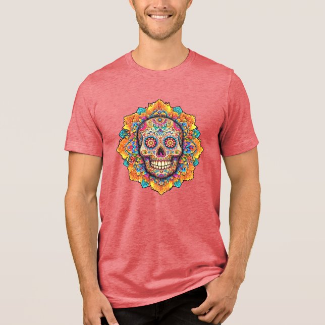 Camiseta Dia do Crânio do Açúcar Morto (Frente)