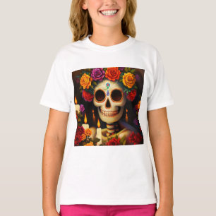 Camiseta Dia do Crânio do Açúcar Morto 3