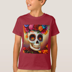 Camiseta Dia do Crânio do Açúcar Morto 4