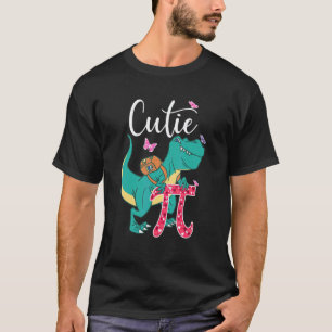 Camiseta Dia do Cutie Pi Piada Divertida T Rex Dinossauro B