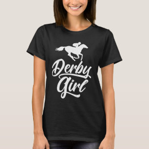 Camiseta Dia do Derby, Garota do Derby, corrida de cavalos