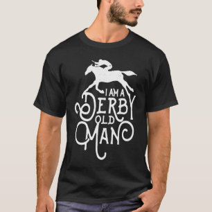 Camiseta Dia do Derby, Velho Homem do Derby, corrida de cav