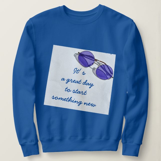 Camiseta Dia do Excelente de Texto Personalizado Iniciar Al (Frente do Design)