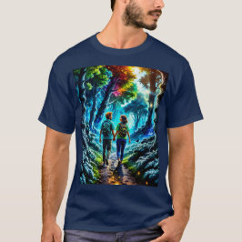 Camiseta Dia do excelente para um Hike!