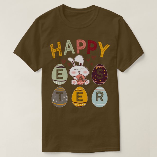 Camiseta Dia do felz pascoa (Frente do Design)