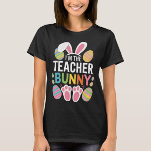 Camiseta Dia do felz pascoa, sou o professor Coelhinho, ouv