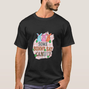 Camiseta Dia Do felz pascoa Um Coelhinho Diz Doces