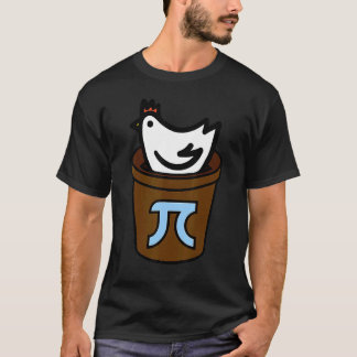 Camiseta Dia do Frango Pot Pi  Matemática 2022  Homens Mulh