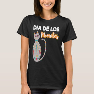 Camiseta Dia do Gato Morto Dia De Los Meowtos