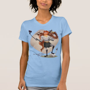 Camiseta Dia do George, selfie com um dragão