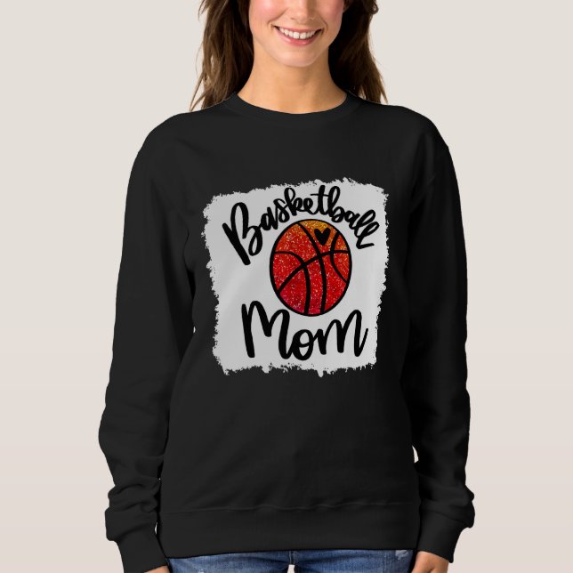 Camiseta Dia do Jogo da Mãe de Basquete Sangrado (Frente)