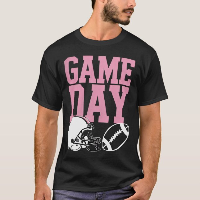 Camiseta Dia do jogo - Futebol americano (Frente)