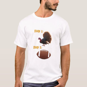 Camiseta Dia do Jogo Turquia Futebol Americano Ação de Graç