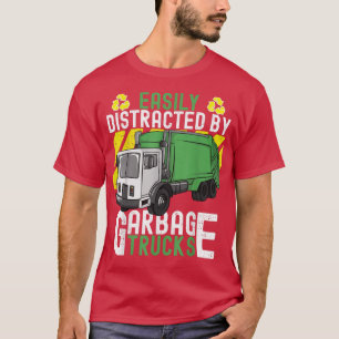Camiseta Dia do Lixo do reciclagem facilmente distraído pel