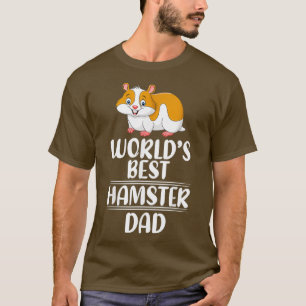 Camiseta Dia do Melhor Pai de Hamster do Mundo do Hamster M