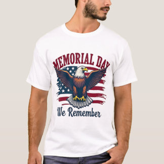 Camiseta Dia do Memorial Patriótico