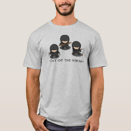 Camiseta Dia do Ninja, ninjas de desenho animado
