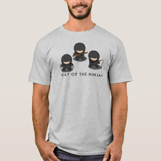Camiseta Dia do Ninja, ninjas de desenho animado