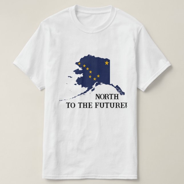 Camiseta Dia do Norte para o Alasca (Frente do Design)
