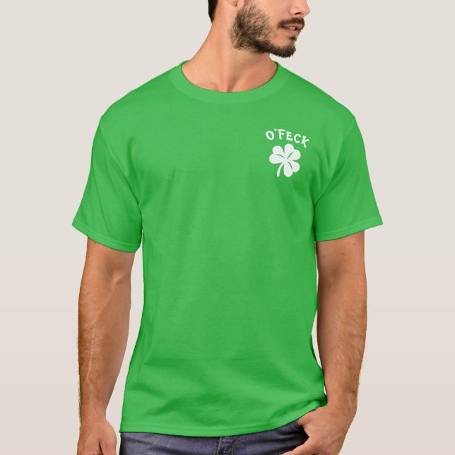 Camiseta Dia do Paddy - O'Feck (Frente)