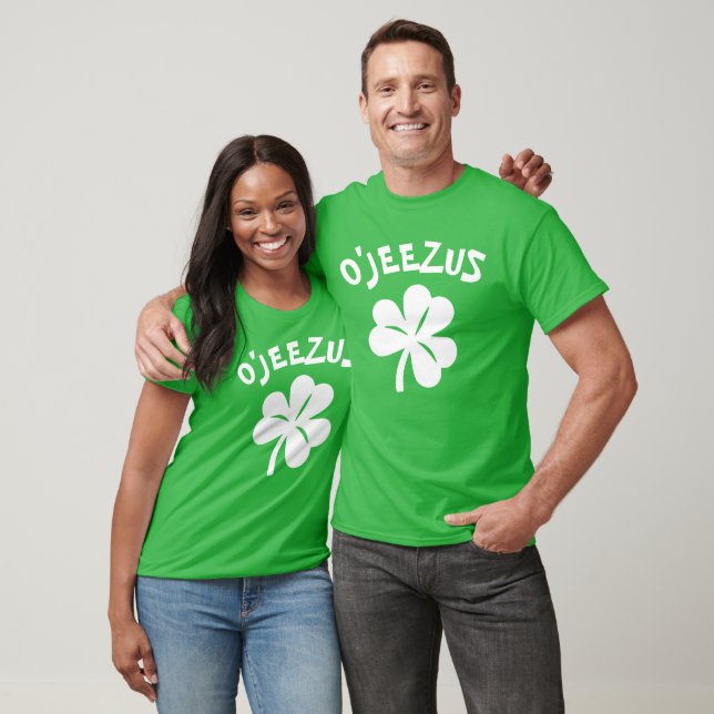 Camiseta Dia do Paddy - O'Jeezus (Unissex)