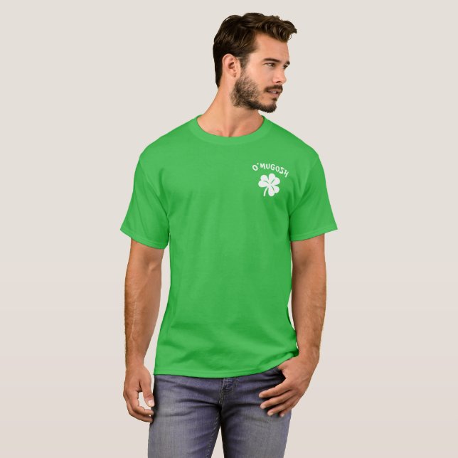 Camiseta Dia do Paddy - O'MUGOSH (Frente Completa)