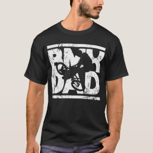 Camiseta Dia do pai do pai de bicicleta BMX