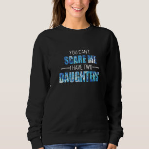 Camiseta Dia do Pai Eu Tenho 2 Filhas Pai Pop P