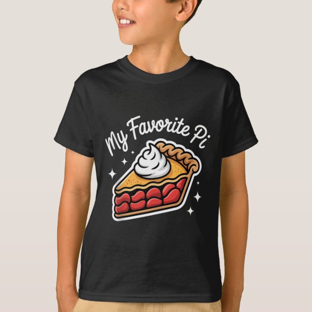 Camiseta Dia do Pi 14 de Março Matemática Nerd Torta Comida (Frente)