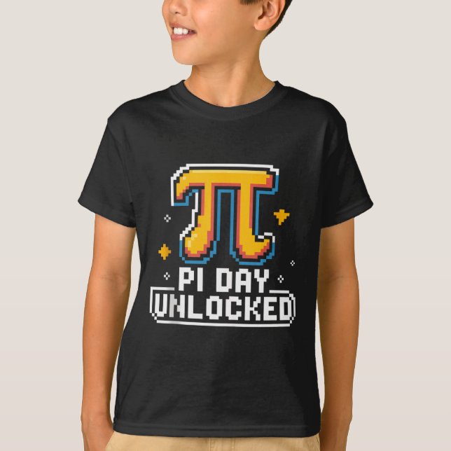 Camiseta Dia do Pi 14 de Março Presente Engraçado de Roupa  (Frente)