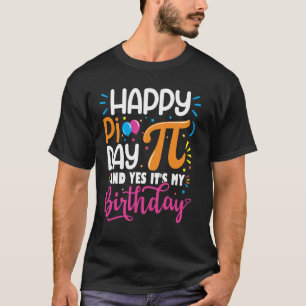 Camiseta Dia do Pi Aniversário Amante da Matemática Feliz D