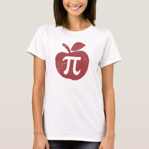 Camiseta Dia do Pi da torta de Apple