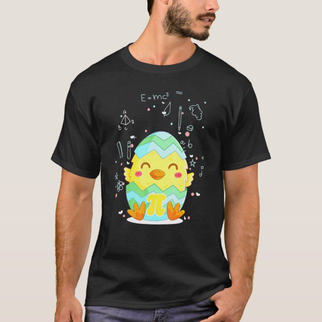 Camiseta Dia do Pi Franga Frango Fofo Ama Matemática 314 No (Frente)