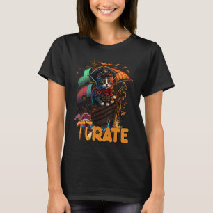 Camiseta Dia do Pi Gato Pirata 3 14 Professor de Matemátic