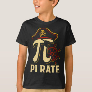 Camiseta Dia do Pi Pirata Engraçado Matemática Pirata 3.14