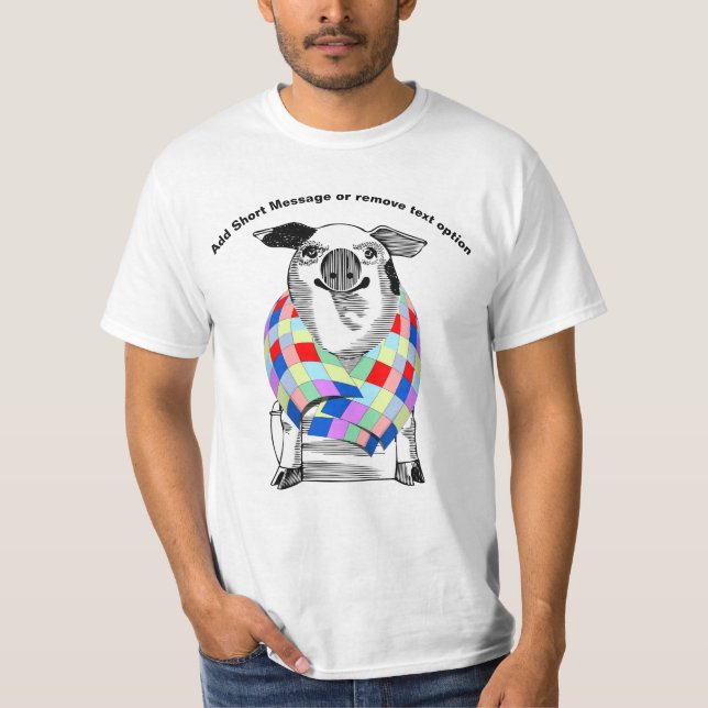 Camiseta Dia do Pig-in-a-Banquete (Frente)