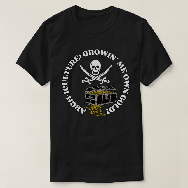 Camiseta Dia do Pirata Divertido (Frente do Design)