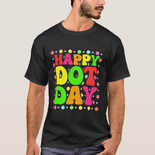 Camiseta Dia do Ponto Feliz, Colorido, Dia Internacional do